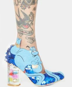 Irregular Choice You Rubbed Sequin Heels