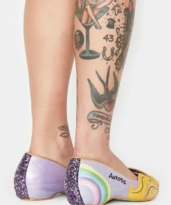 Buy ⭐ Irregular Choice Dark VS Light Flats ✔️ 7 Irregular Choice Dark VS Light Flats