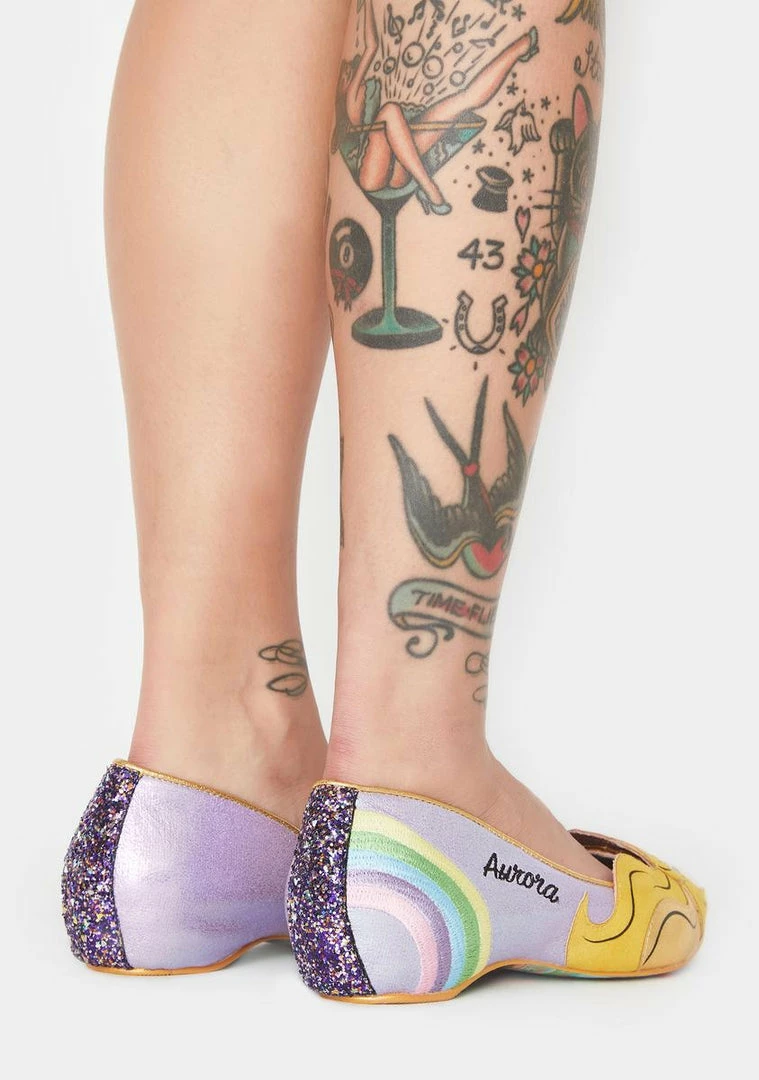 Buy ⭐ Irregular Choice Dark VS Light Flats ✔️ 4 Irregular Choice Dark VS Light Flats