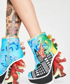 Irregular Choice Platforms Jurassotops Heels