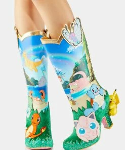 Irregular Choice Pokemon Beach Day Boots