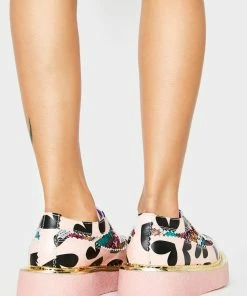 Best reviews of β¨ Irregular Choice Pink Stage Skool Platform π Sneakers Platforms π 7 Irregular Choice Pink Stage Skool Platform Sneakers Platforms