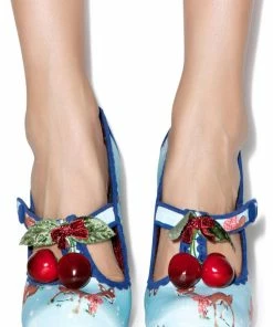 Irregular Choice Cherry Deer Heels Platforms