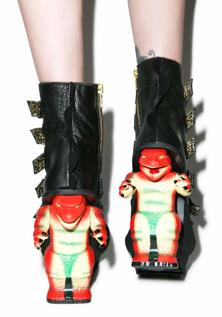 New ❤️ Irregular Choice Roarsum Booties 🥾 Boots & Booties 🛒 4 Irregular Choice Roarsum Booties Boots & Booties