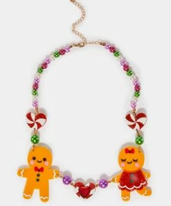 Irregular Choice Jewelry Oven Baked Love Necklace