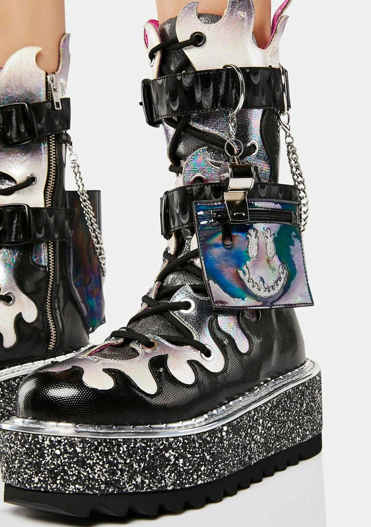 Wholesale π Irregular Choice Super Hot Light Up Platform π₯Ύ Boots π― 5 Irregular Choice Super Hot Light Up Platform Boots