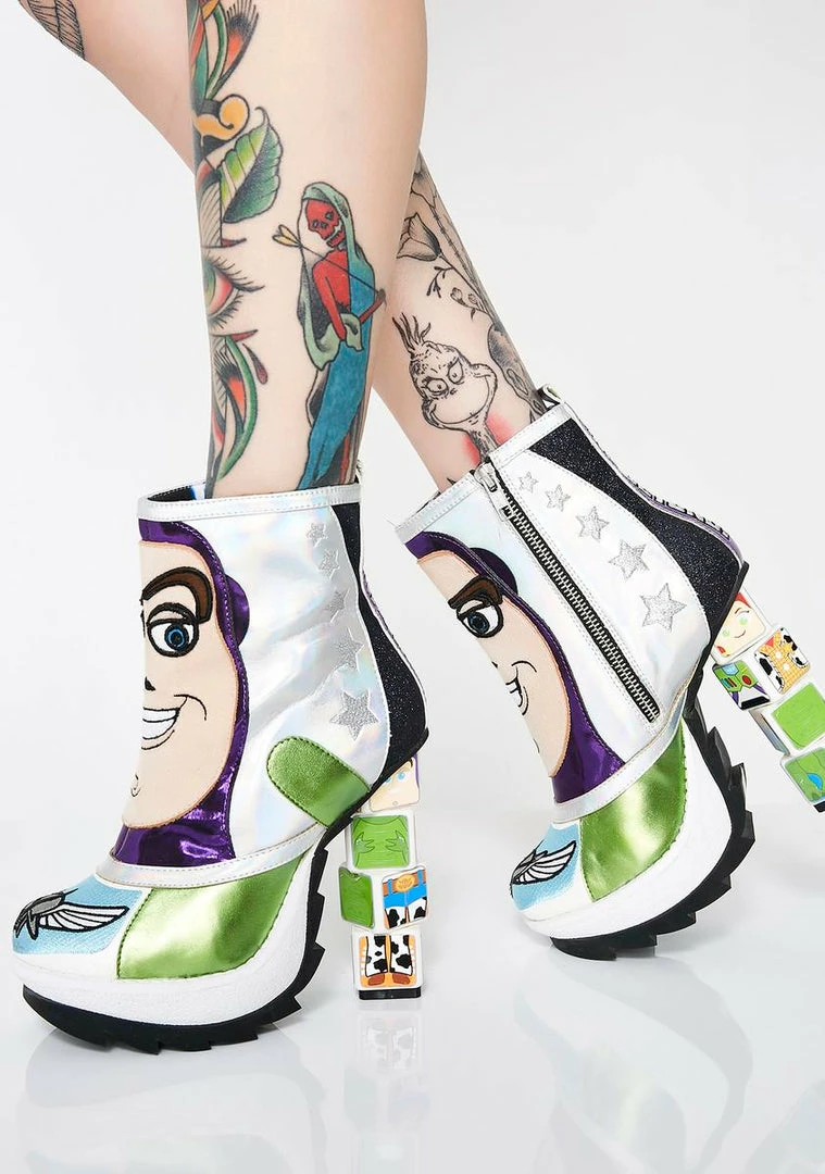 Cheap 🧨 Irregular Choice 🥾 Boots & Booties X Toy Story Space Ranger 🥾 Boots ⌛ 5 Irregular Choice Boots & Booties X Toy Story Space Ranger Boots
