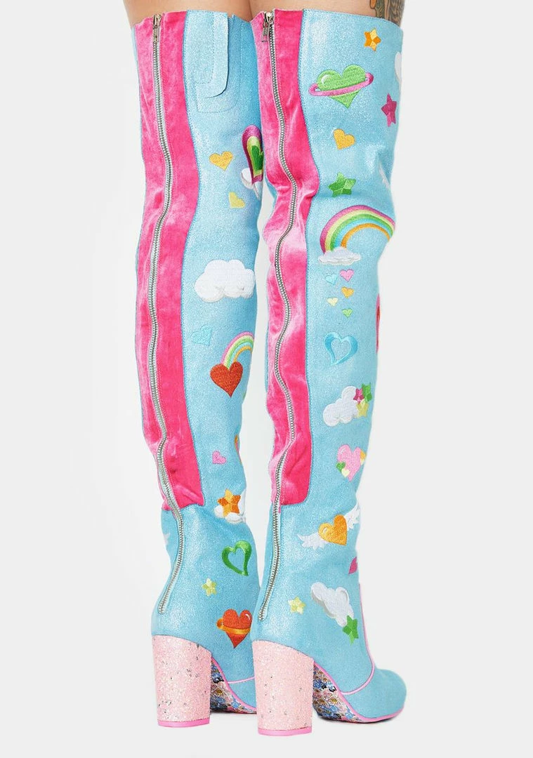 Hot Sale 🎁 Irregular Choice 🥾 Boots & Booties Finders Keepers Thigh High 🥾 Boots 🎉 4 Irregular Choice Boots & Booties Finders Keepers Thigh High Boots