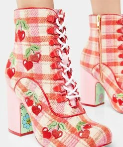 Outlet π Irregular Choice Fruity Picnic Ankle Booties π 9 Irregular Choice Fruity Picnic Ankle Booties