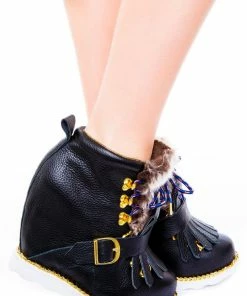 Irregular Choice Big Step Mama Wedge Boot