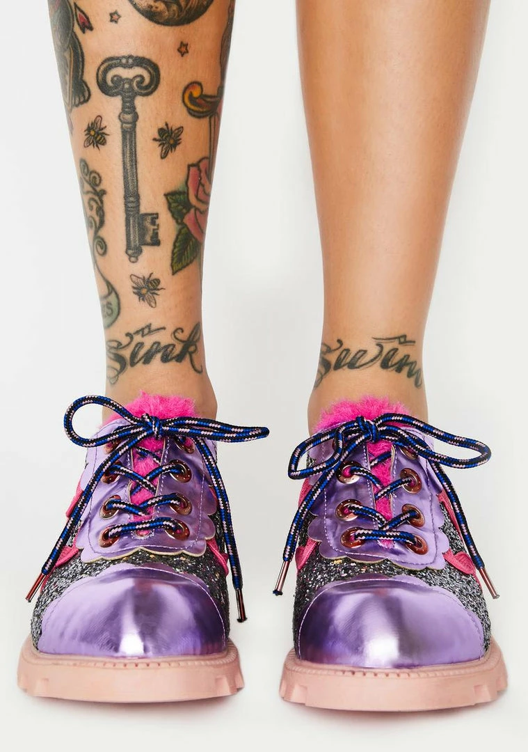 Buy β€οΈ Irregular Choice Lilac Chaos Carol Oxfords π 3 Irregular Choice Lilac Chaos Carol Oxfords