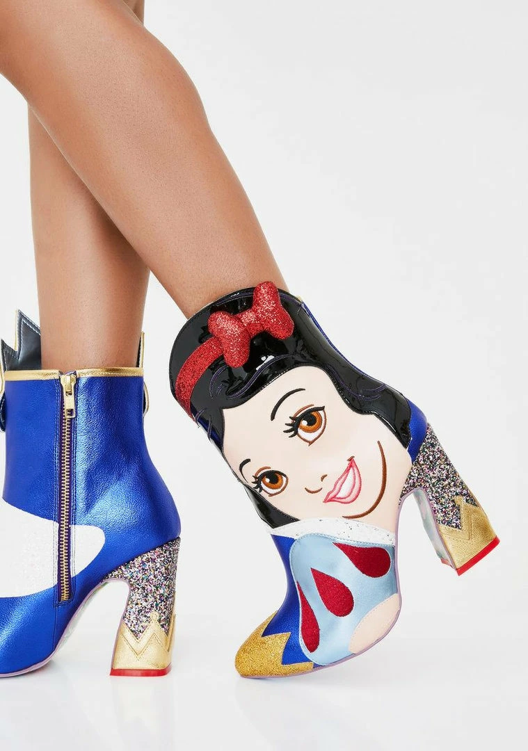 Outlet 😉 Irregular Choice Still The Fairest Heeled 🥾 Boots 👏 1 Irregular Choice Still The Fairest Heeled Boots