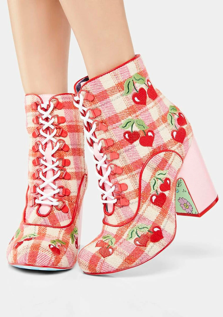 Outlet π Irregular Choice Fruity Picnic Ankle Booties π 3 Irregular Choice Fruity Picnic Ankle Booties