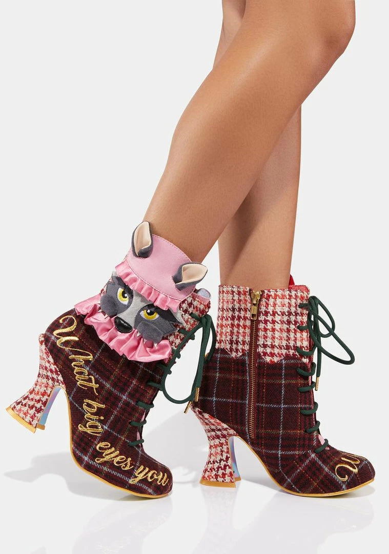 Best deal π Irregular Choice Little Red Lace Up π₯Ύ Boots β 2 Irregular Choice Little Red Lace Up Boots