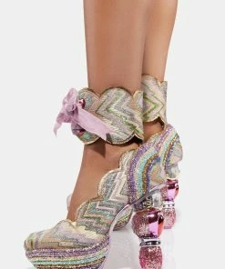 Irregular Choice Pink Wish Magic Heels