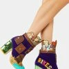 Irregular Choice Heeled Boots Creepy Corridor Ankle Boots