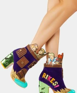 Irregular Choice Heeled Boots Creepy Corridor Ankle Boots