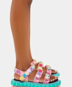 Irregular Choice Memento Platform Sandals