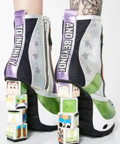Cheap 🧨 Irregular Choice 🥾 Boots & Booties X Toy Story Space Ranger 🥾 Boots ⌛ 8 Irregular Choice Boots & Booties X Toy Story Space Ranger Boots