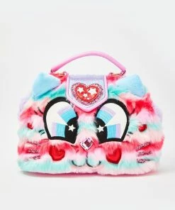 Irregular Choice Kitty Kommittee Fuzzy Bag