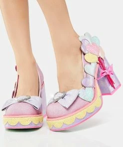 Irregular Choice Balloons And Cake Block Heels