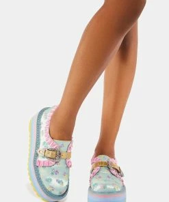 Irregular Choice So Refreshing Platform Oxfords Flats
