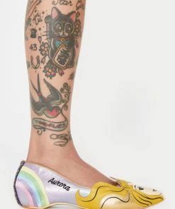 Buy ⭐ Irregular Choice Dark VS Light Flats ✔️ 6 Irregular Choice Dark VS Light Flats