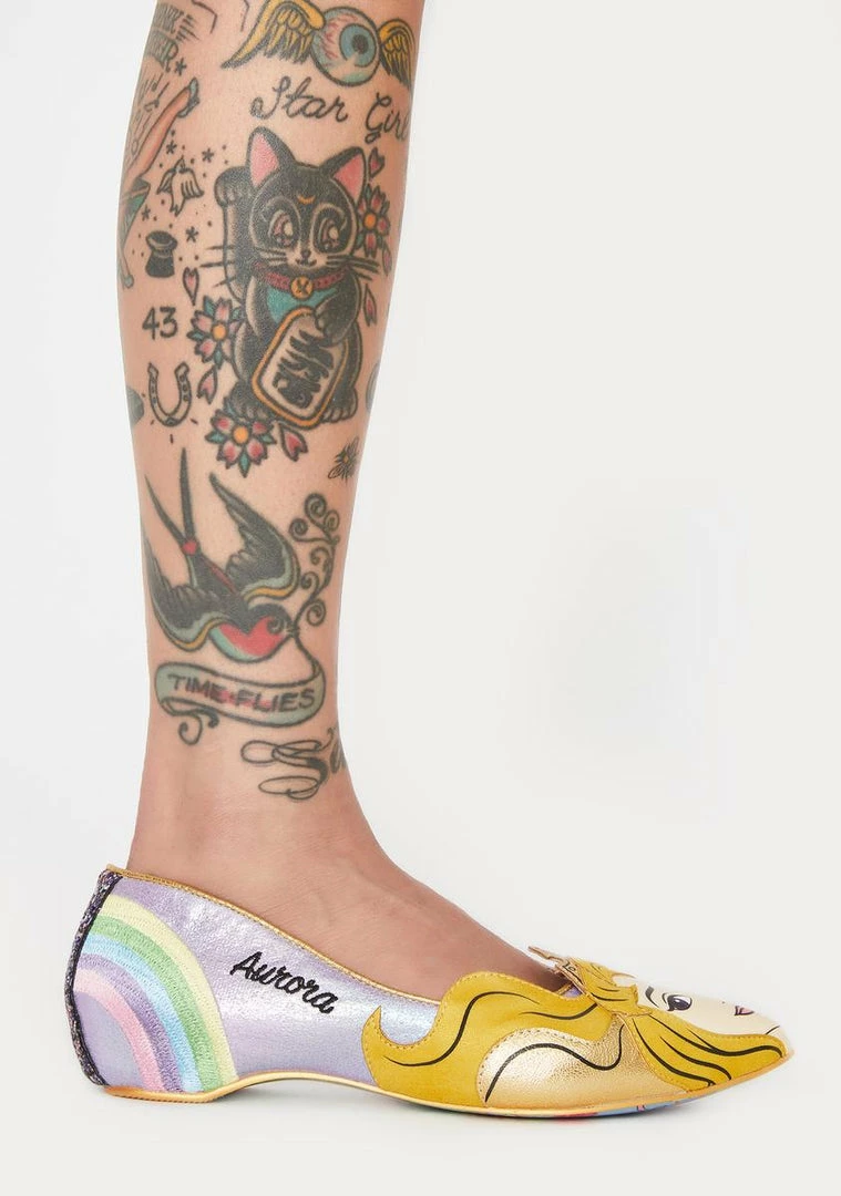 Buy ⭐ Irregular Choice Dark VS Light Flats ✔️ 3 Irregular Choice Dark VS Light Flats