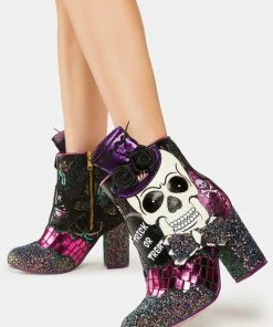 Budget π Irregular Choice Dance Of The Dead Booties π 8 Irregular Choice Dance Of The Dead Booties