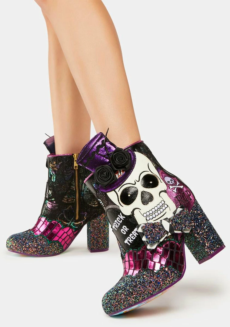 Budget π Irregular Choice Dance Of The Dead Booties π 4 Irregular Choice Dance Of The Dead Booties