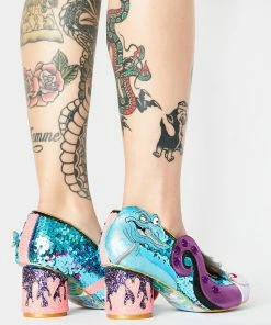 Cheap π Irregular Choice Sea Dreams Glitter π Heels π 7 Irregular Choice Sea Dreams Glitter Heels