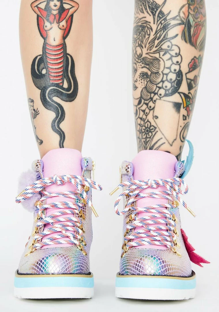 Wholesale β€οΈ Irregular Choice Kitty Walk Iridescent π Sneakers π₯ 3 Irregular Choice Kitty Walk Iridescent Sneakers