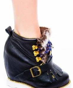 Irregular Choice Big Step Mama Wedge Boot