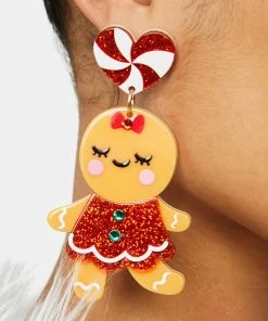 Flash Sale ✔️ Irregular Choice Gingerbread Date Earrings Jewelry 🔥 7 Irregular Choice Gingerbread Date Earrings Jewelry