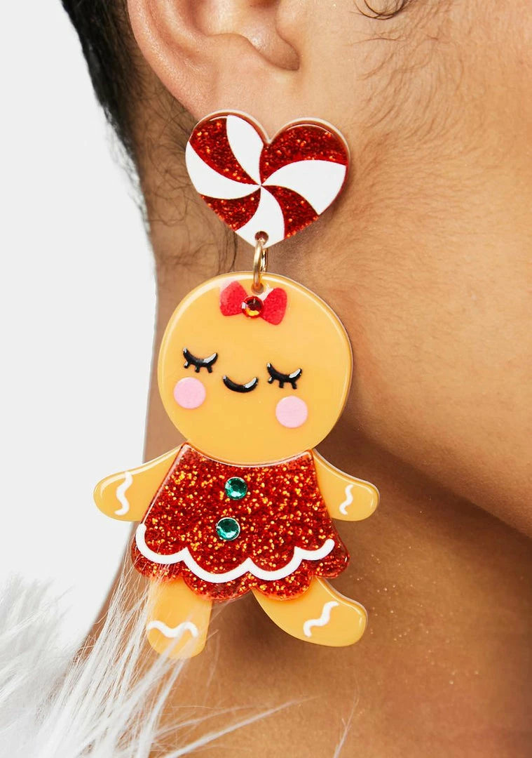 Flash Sale ✔️ Irregular Choice Gingerbread Date Earrings Jewelry 🔥 3 Irregular Choice Gingerbread Date Earrings Jewelry