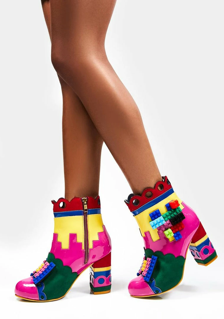 Cheap π Irregular Choice Building Love Ankle π₯Ύ Boots π 2 Irregular Choice Building Love Ankle Boots