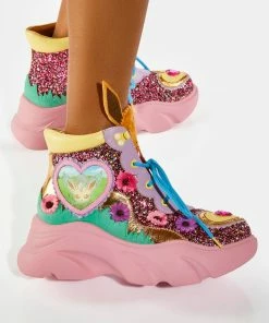 Irregular Choice Run With Me Platform Sneakers Platforms