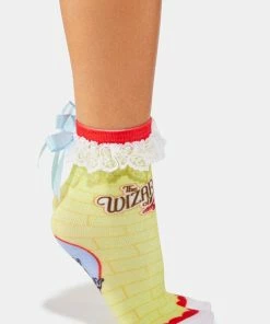 Irregular Choice Always Ask For Directions Ankle Socks