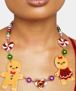 Irregular Choice Jewelry Oven Baked Love Necklace