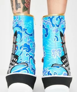 Irregular Choice Platforms Jurassotops Heels