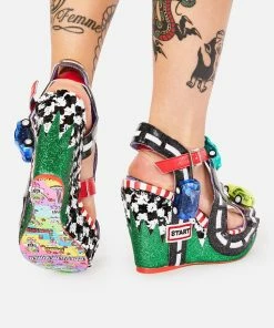 Top 10 π Irregular Choice Wedges Black Spaghetti Junction Wedge π©΄ Sandals β¨ 7 Irregular Choice Wedges Black Spaghetti Junction Wedge Sandals