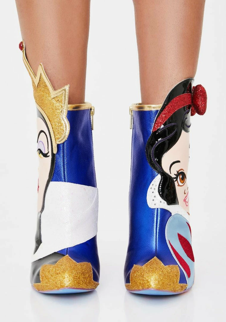 Outlet 😉 Irregular Choice Still The Fairest Heeled 🥾 Boots 👏 3 Irregular Choice Still The Fairest Heeled Boots