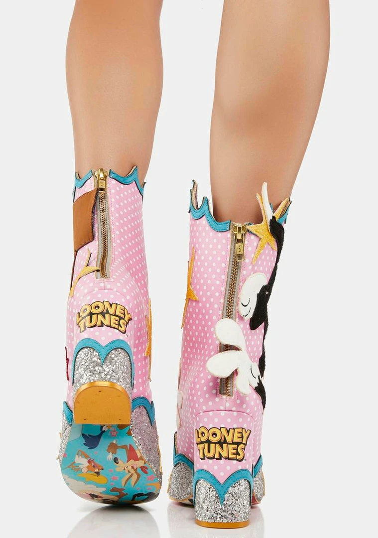 New 🧨 Irregular Choice Sufferin Succotash 🥾 Boots ✨ 5 Irregular Choice Sufferin Succotash Boots