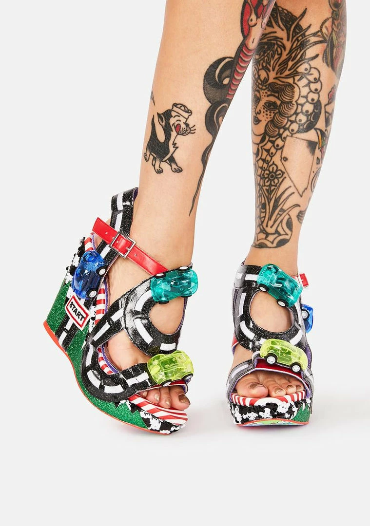 Top 10 π Irregular Choice Wedges Black Spaghetti Junction Wedge π©΄ Sandals β¨ 2 Irregular Choice Wedges Black Spaghetti Junction Wedge Sandals