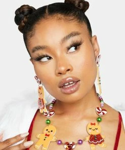 Irregular Choice Jewelry Oven Baked Love Necklace