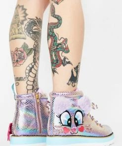 Wholesale β€οΈ Irregular Choice Kitty Walk Iridescent π Sneakers π₯ 7 Irregular Choice Kitty Walk Iridescent Sneakers