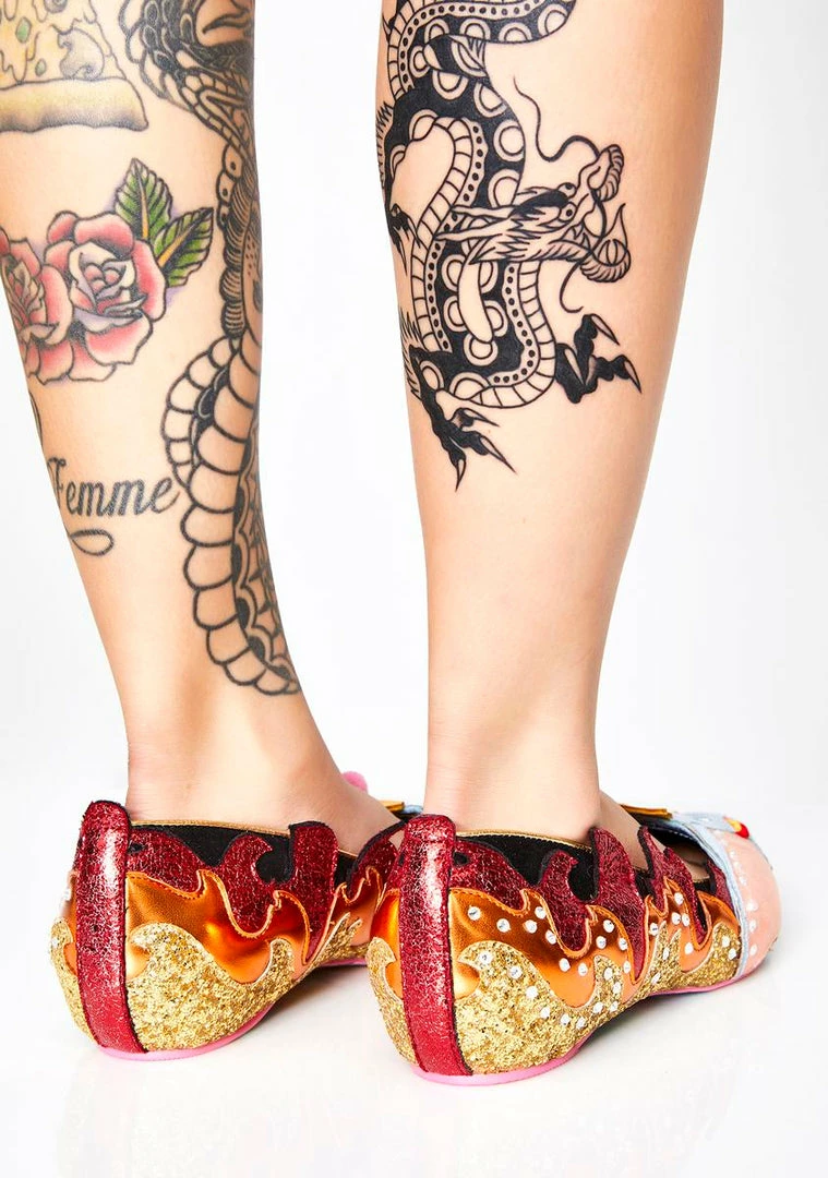 Buy 🔔 Irregular Choice Little Star Flats 🧨 4 Irregular Choice Little Star Flats