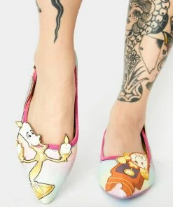 Irregular Choice Be Our Guest Ballet Flats