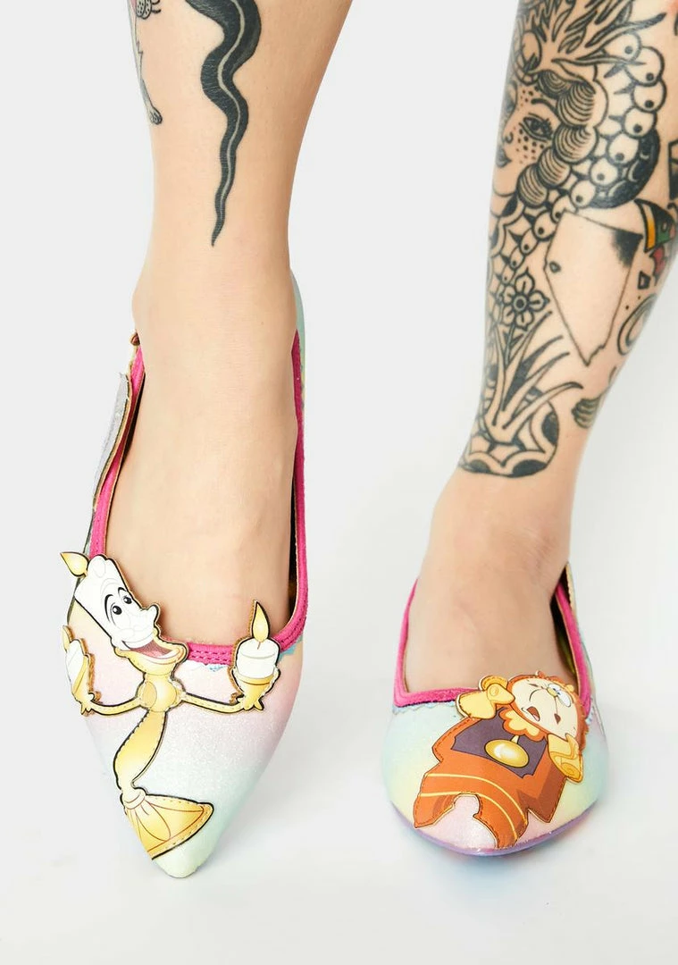 Brand new π Irregular Choice Be Our Guest Ballet Flats π 1 Irregular Choice Be Our Guest Ballet Flats