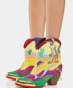 Promo π Irregular Choice Heeled π₯Ύ Boots Beep! Beep! Cowboy π₯Ύ Boots β 8 Irregular Choice Heeled Boots Beep! Beep! Cowboy Boots